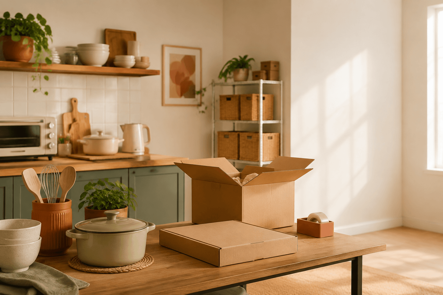 Modern home and kitchen products staged for an ecommerce catalogue
